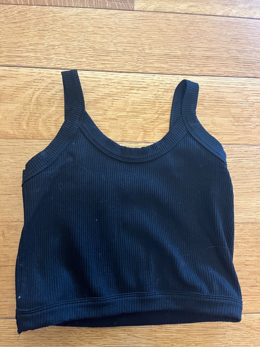 Buckle fresh Ribbed Black Crop Tank xs/s